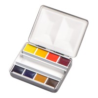 BLOCKX Watercolour Half Pan Bijou Box 8 Set